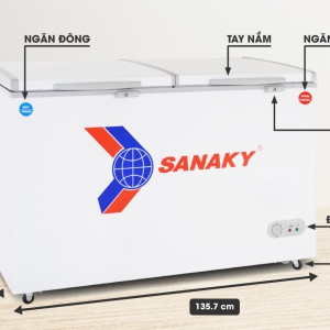 Tủ đông Sanaky VH-568W2 560 lít