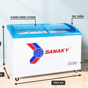 Tủ đông mặt kính cong Sanaky VH-482K 480 lít