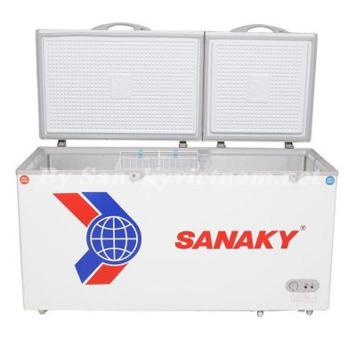 Tủ đông Sanaky VH-568W2 với 2 ngăn 2 cánh