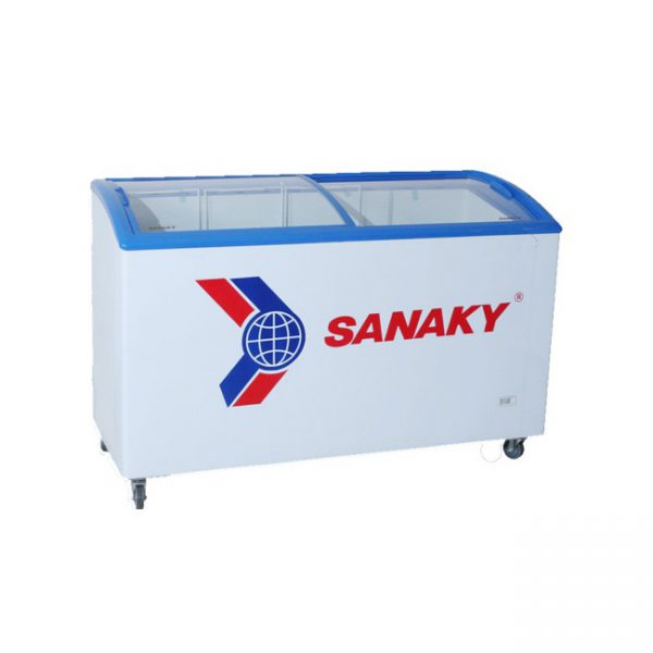 Tủ đông Sanaky VH-402KW nắp kính cong, 2 ngăn đông mát