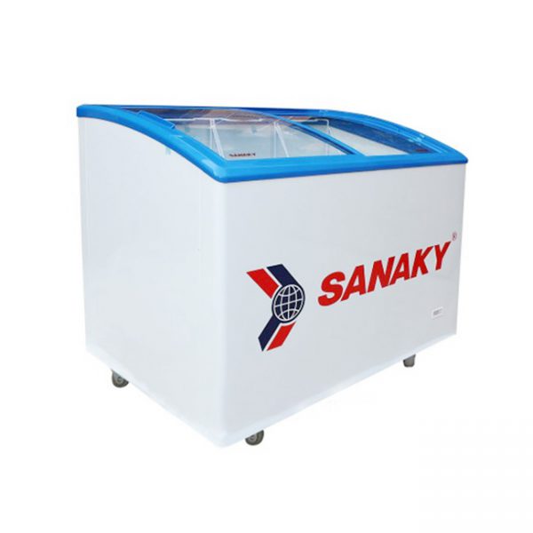 Tủ đông Sanaky VH-302KW nắp kính cong, 2 ngăn đông mát