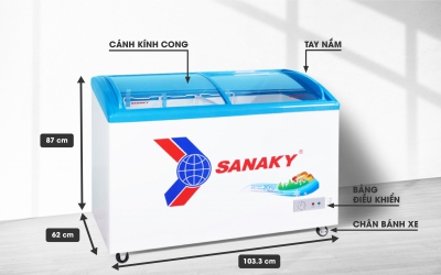 Tủ đông Sanaky VH-3899K 380 lít