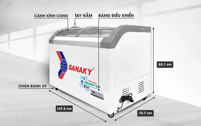 Tủ Đông Sanaky Inverter VH-899K3A