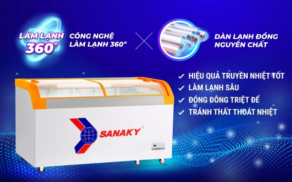 Tủ Đông Sanaky VH-899KA 500 lít