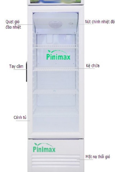 Tổng quan cấu tạo của tủ mát Pinimax