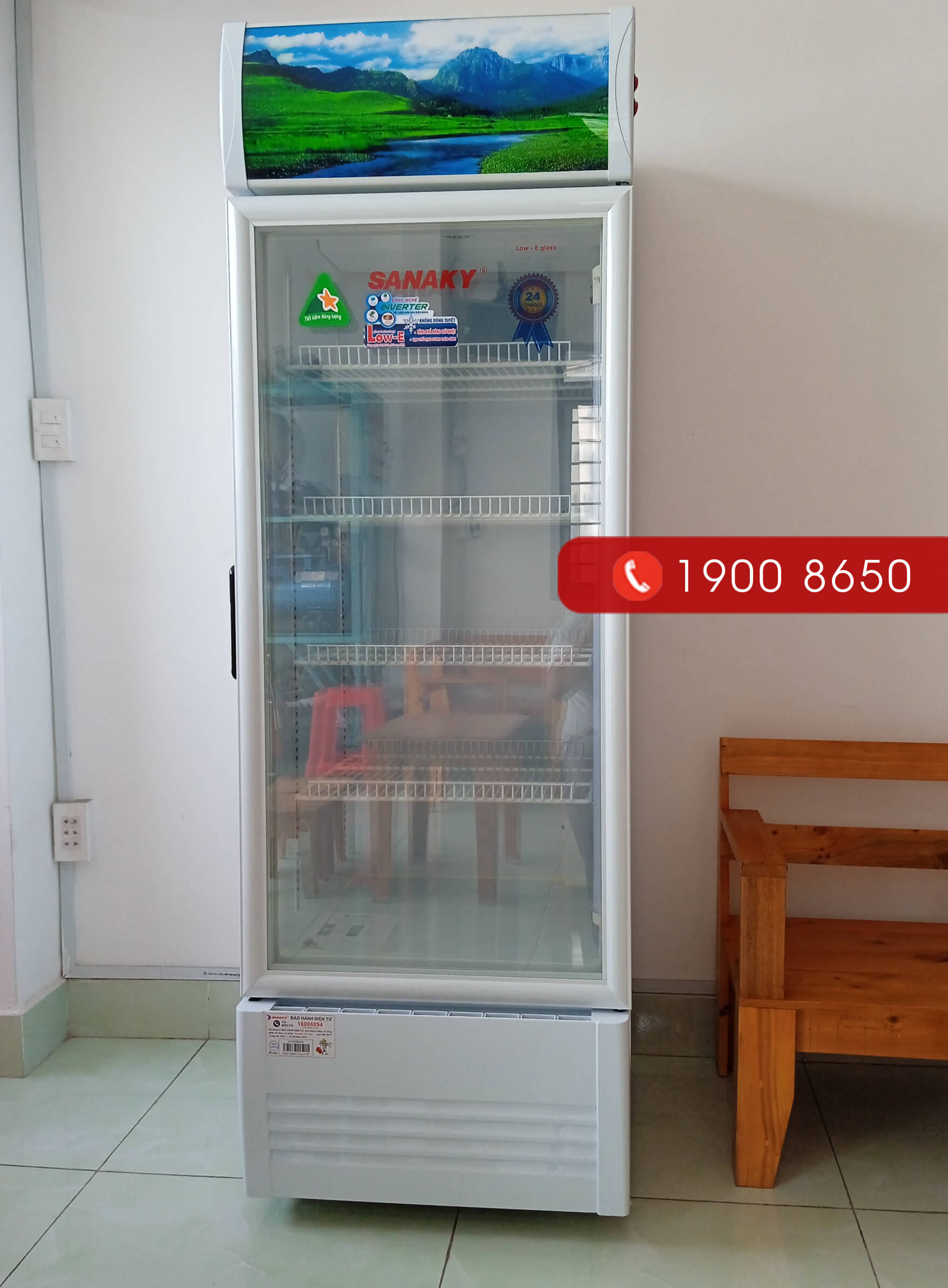 Tủ mát Inverter Sanaky VH-3089K3 300L dàn đồng - hình minh họa 2