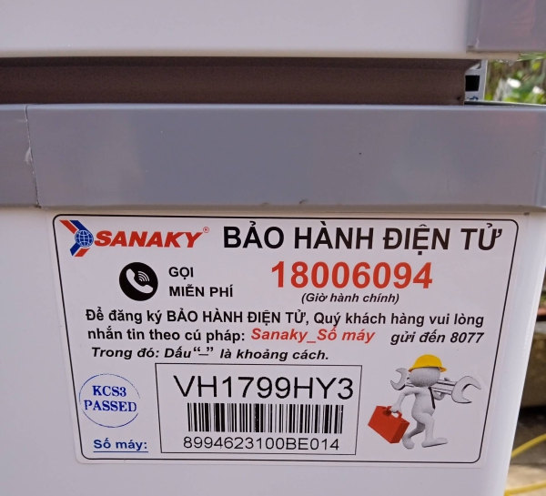 Tủ đông Sanaky Inverter VH-1799HY3 1500 lít
