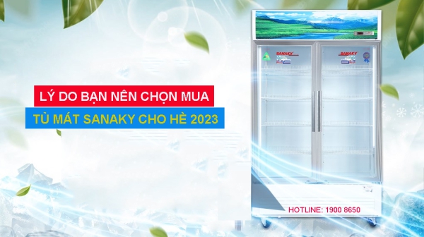 Lý do bạn nên chọn mua tủ mát Sanaky cho Hè 2023