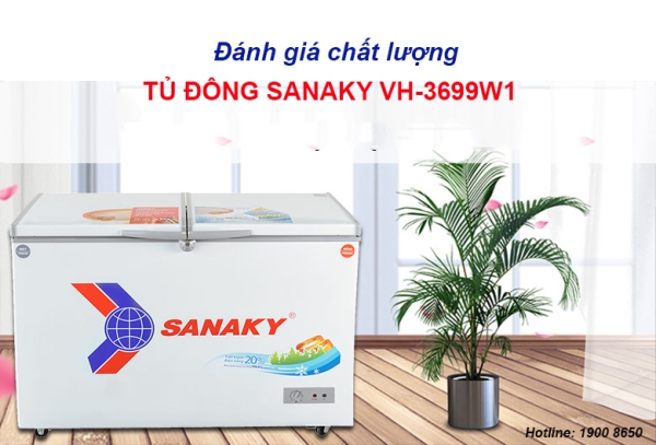 Đánh giá chất lượng Tủ Đông Sanaky VH-3699W1 
