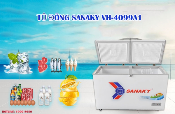 Cách sử dụng tủ đông Sanaky VH-4099A1 400 lít