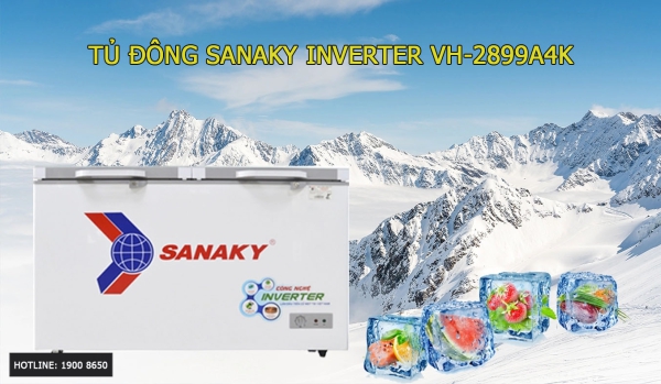Lý do nên mua tủ đông Sanaky Inverter VH-2899A4K