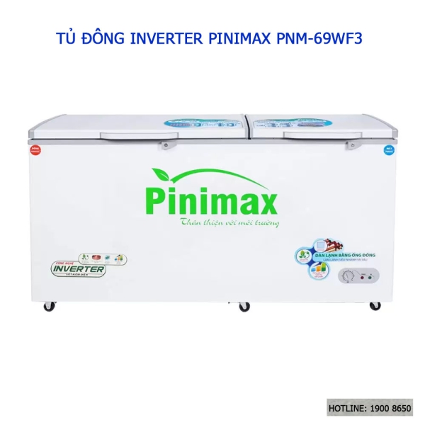 Review chi tiết tủ đông Inverter Pinimax PNM-69WF3