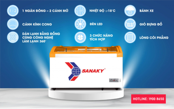 Đánh giá chi tiết Tủ Đông Sanaky VH-4899KB