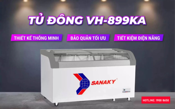 Đánh giá chi tiết Tủ đông Sanaky VH-899KA