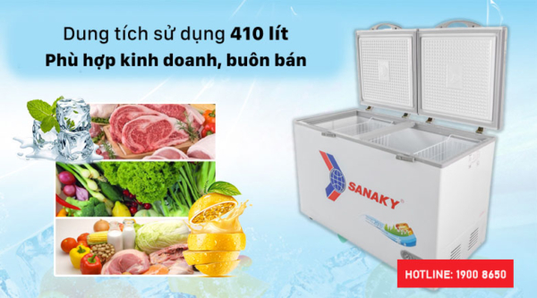 Tủ đông Inverter Sanaky VH-5699HY3 có tốn điện không?