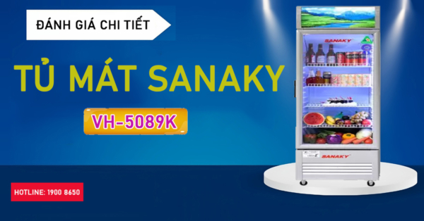 Đánh giá chi tiết Tủ mát Sanaky VH-5089K
