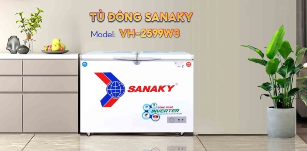 Top 3 tủ đông Sanaky 2 ngăn