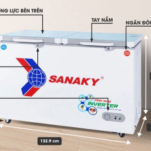 Thông số kỹ thuật tủ đông sanaky vh-4099w4kd