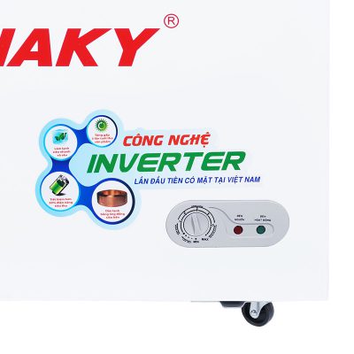 Tủ đông kính cường lực Inverter Sanaky ngăn đông mềm