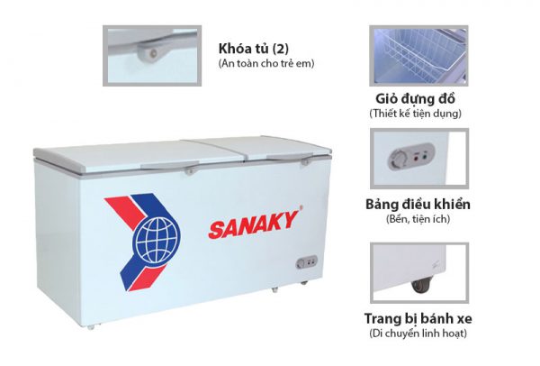 Tủ đông Sanaky VH-6699HY 660 lít