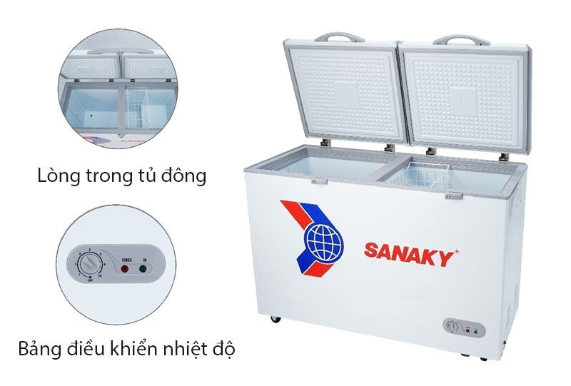 Tủ đông Sanaky VH-668HY2 (530 lít 1 ngăn 2 cánh) | Sanaky Việt Nam